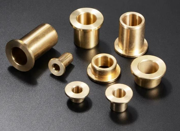 Plain flanged and threaded brass bushes in different designs