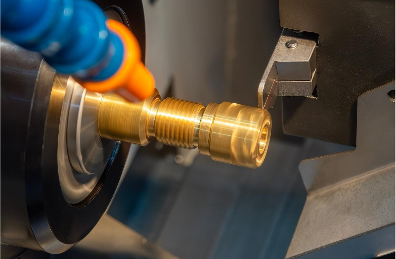 CNC machining process for precision brass electrical pins