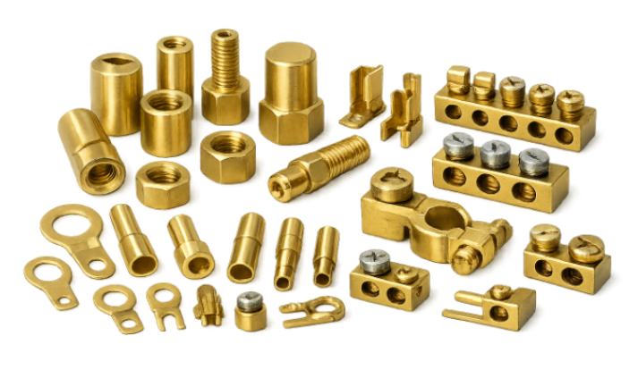  Precision Brass Electrical Component 